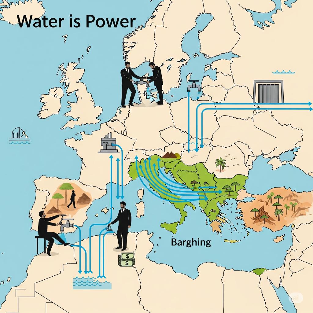 Beyond Scarcity: How Water Fuels Elite Political Bargaining in the Mediterranean